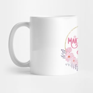 Maid of honor floral design Mug